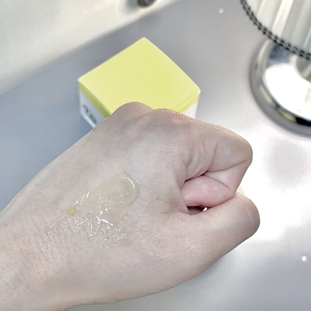 月光ゆず睡眠パック(旧バージョン)/HANYUL(ハンユル)/フェイスクリームを使ったクチコミ（3枚目）