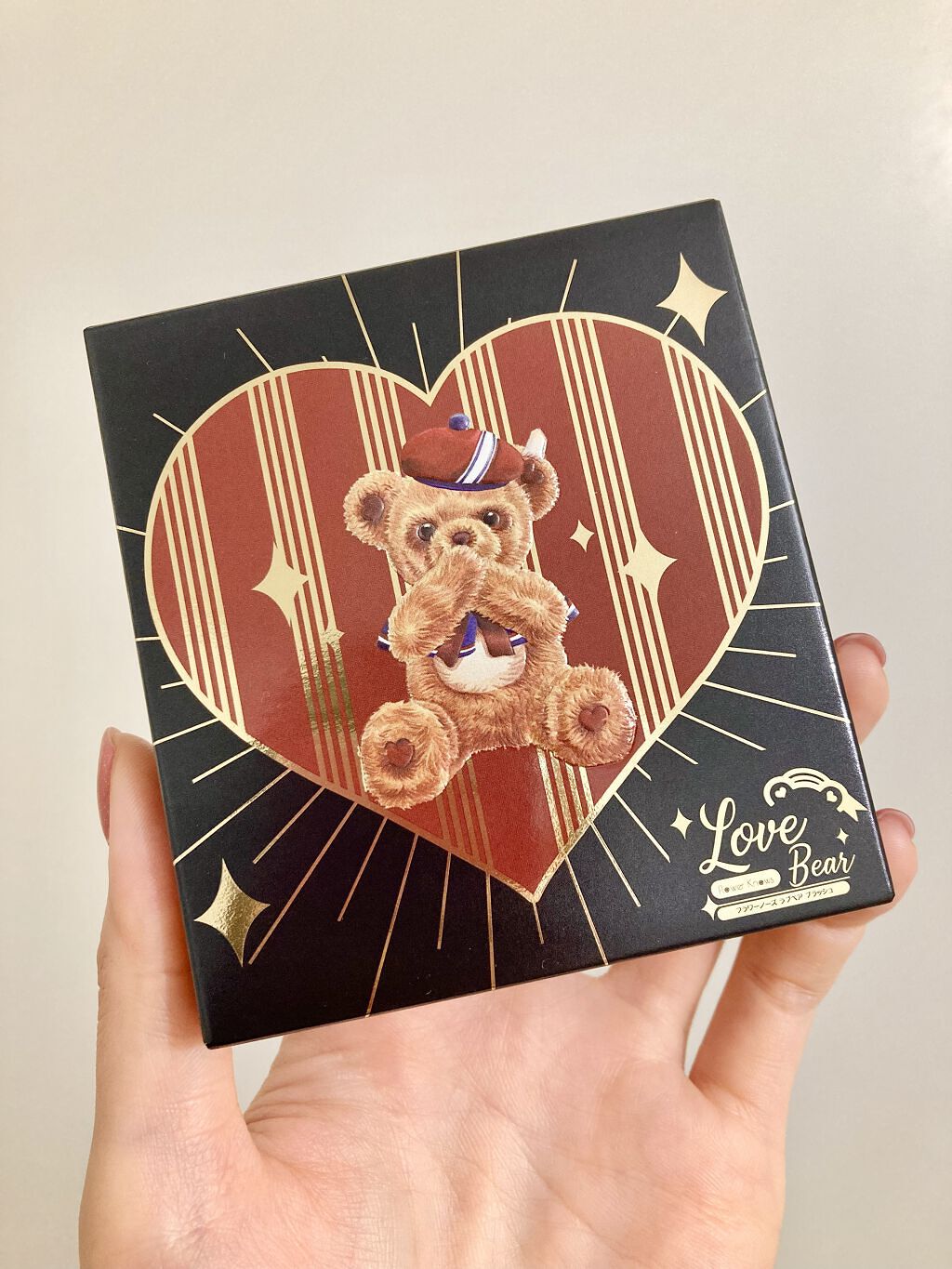 Love Bear ブラッシュ ヘーゼルナッツチョコレート/FlowerKnows/パウダーチークを使ったクチコミ（2枚目）