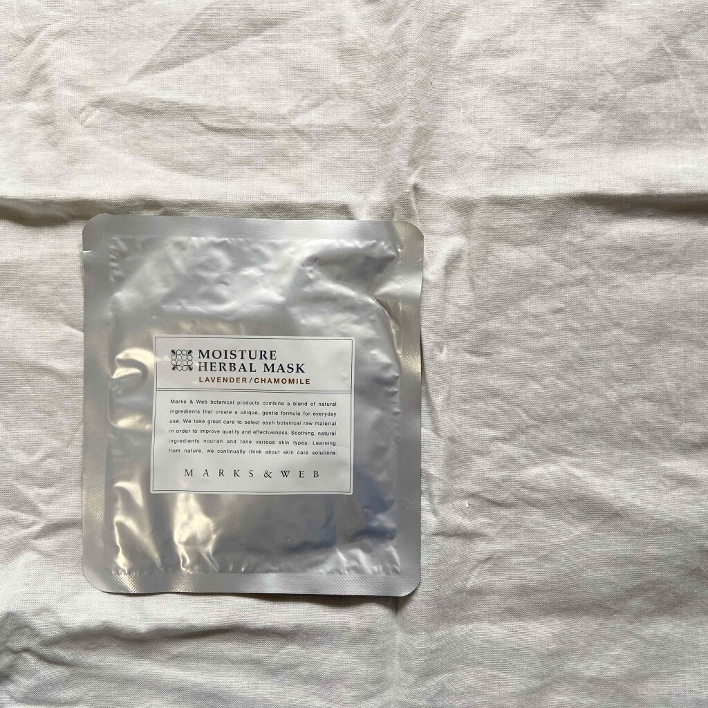 モイスチャーハーバルマスク ラベンダー／カモミール/MARKS&WEB/シートマスク・パックを使ったクチコミ（1枚目）