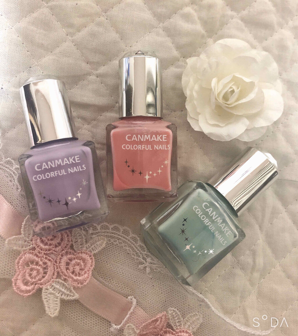 カラフルネイルズ/キャンメイク/マニキュアを使ったクチコミ（1枚目）