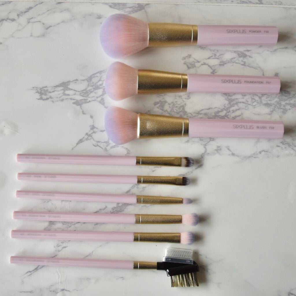 SIXPLUS 八角メイクブラシ9本セット—Inspiration シリーズ/SIXPLUS/メイクブラシを使ったクチコミ(6枚目)