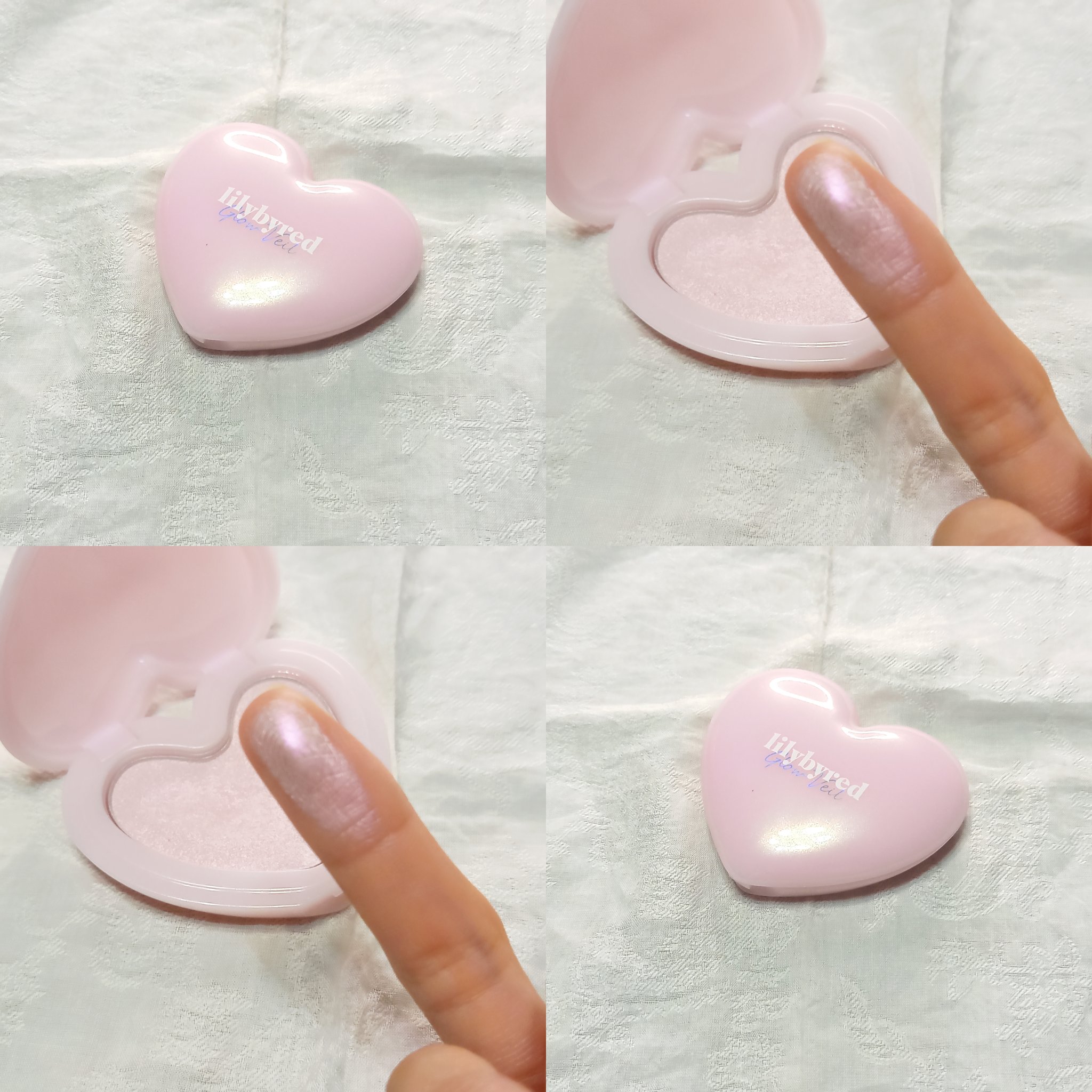 ラヴビーム グロウヴェール/lilybyred/パウダーハイライトを使ったクチコミ（2枚目）