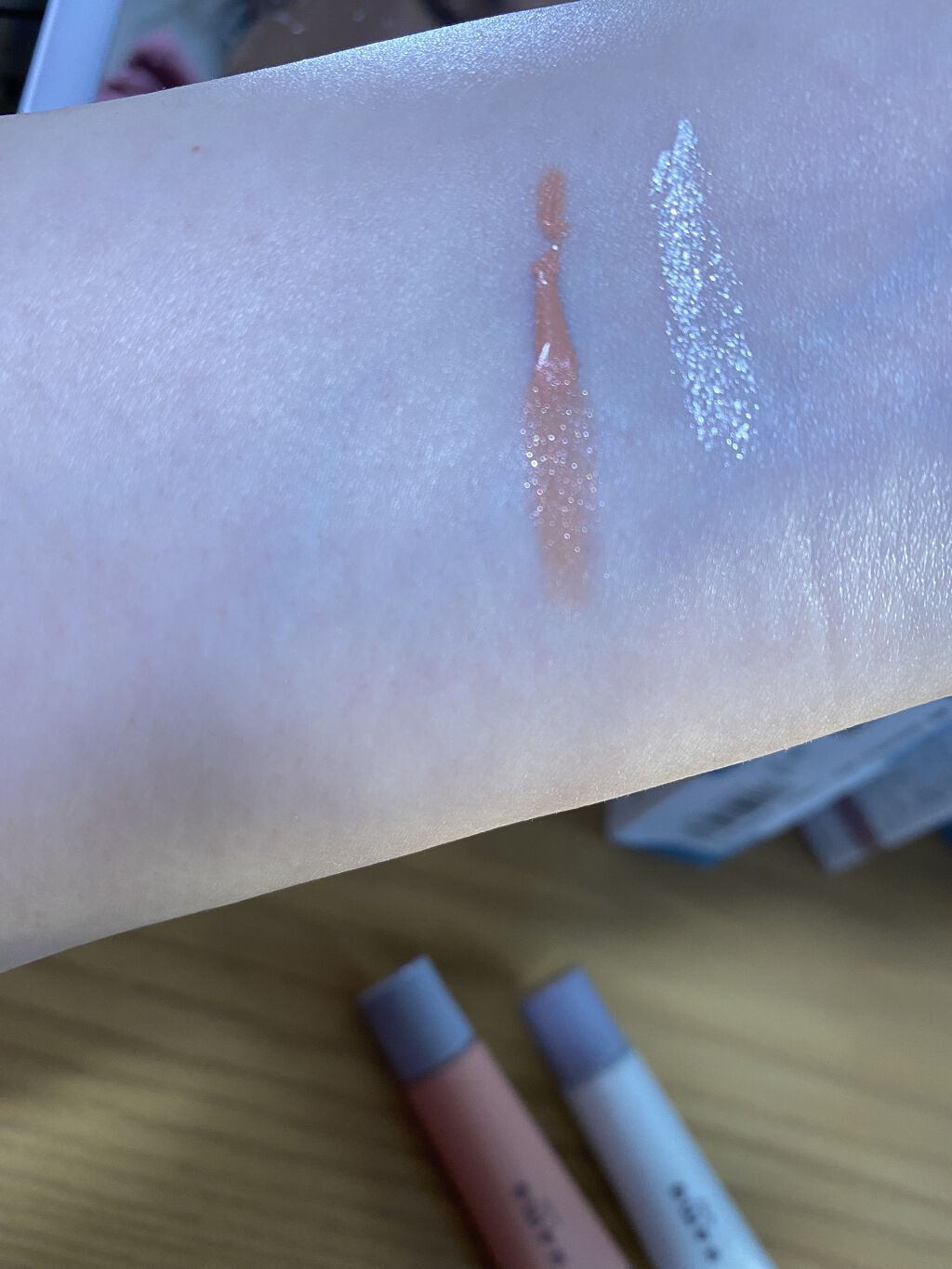 クリームアイシャドウ 01# WHITE/#4me by GU/ジェル・クリームアイシャドウを使ったクチコミ（3枚目）