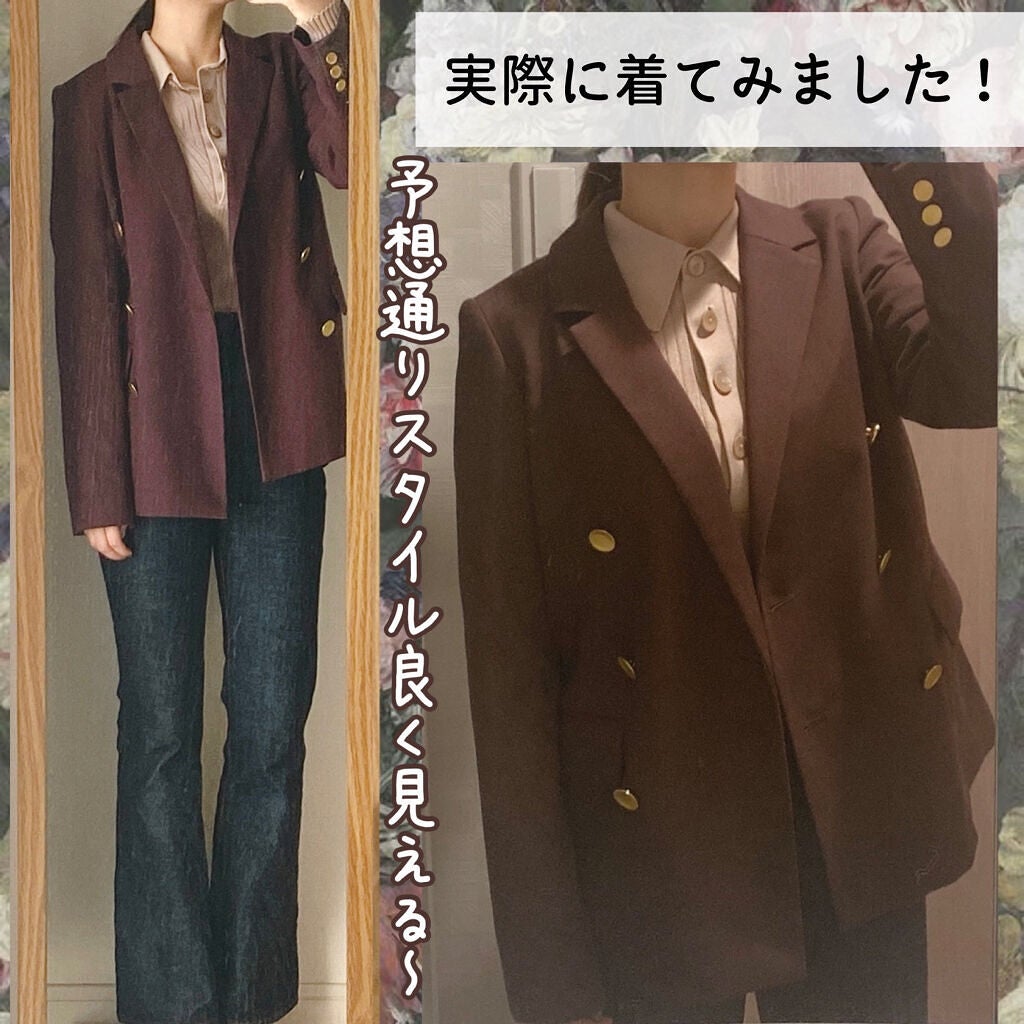 紬 on LIPS 「骨格ストレートの秋冬の優勝アウター🌰通販でも事故らない見るべき..」(4枚目)
