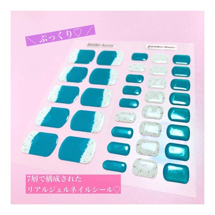 EDGEU ジェルネイルシール/EDGEU/ネイルシールを使ったクチコミ(4枚目)