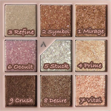 グリッターペディアアイパレット/unleashia/アイシャドウパレットを使ったクチコミ(3枚目)