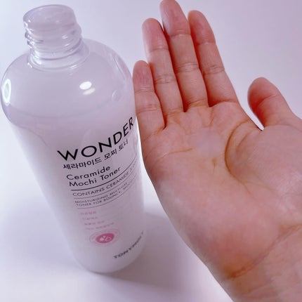 Wonder Ceramide Mochi Toner(トニーモリーワンダーCモチトナー)/TONYMOLY/化粧水を使ったクチコミ(2枚目)
