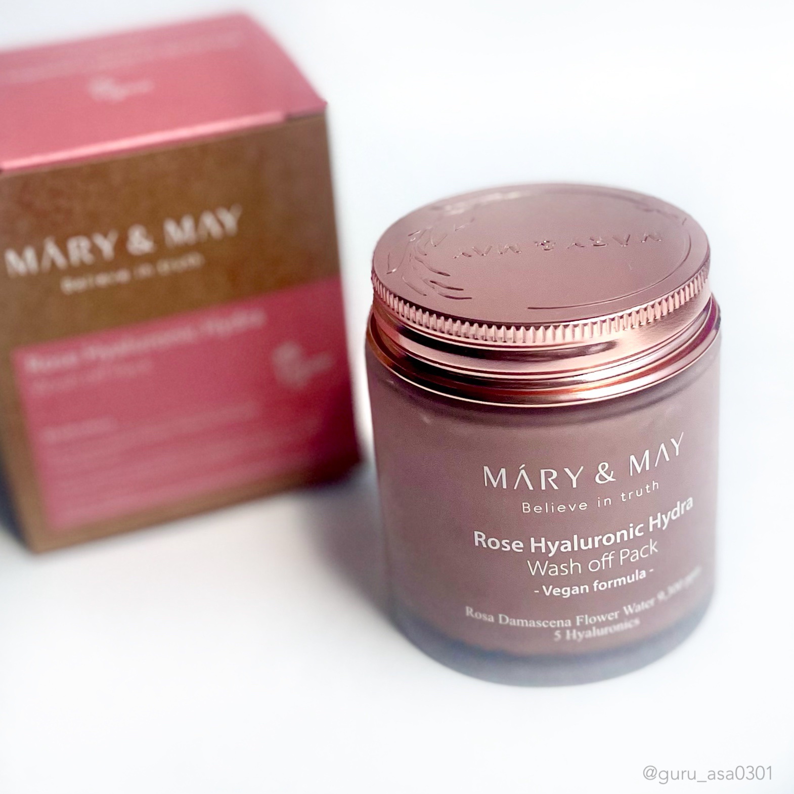 ローズヒアルロニックハイドラウォッシュオフパック/MARY&MAY/洗い流すパック・マスクを使ったクチコミ（2枚目）