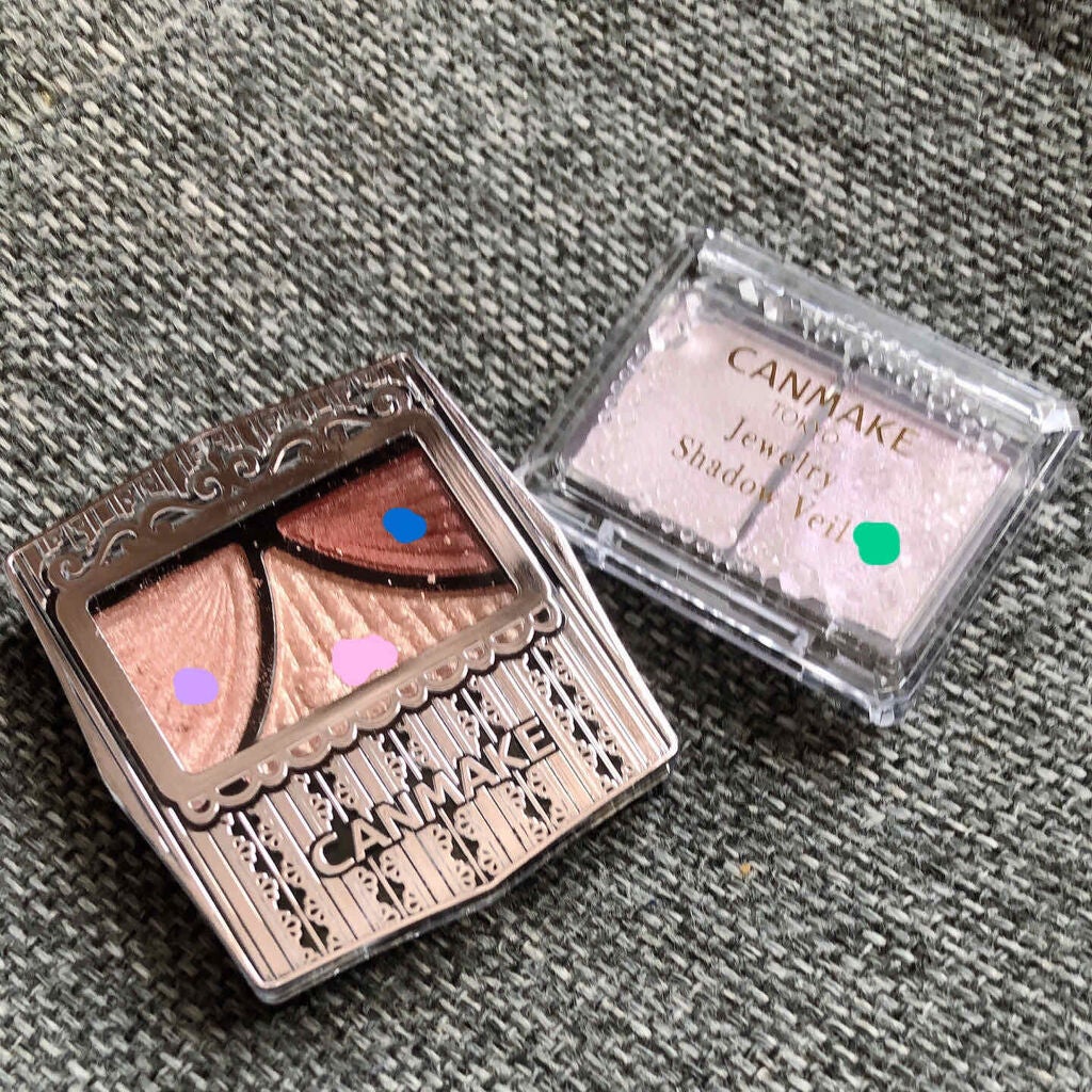 ジューシーピュアアイズ/キャンメイク/アイシャドウパレットを使ったクチコミ(2枚目)