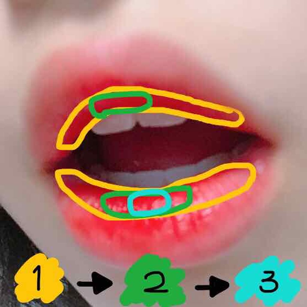 3CE ベルベット リップティント/3CE/リップティントを使ったクチコミ（2枚目）