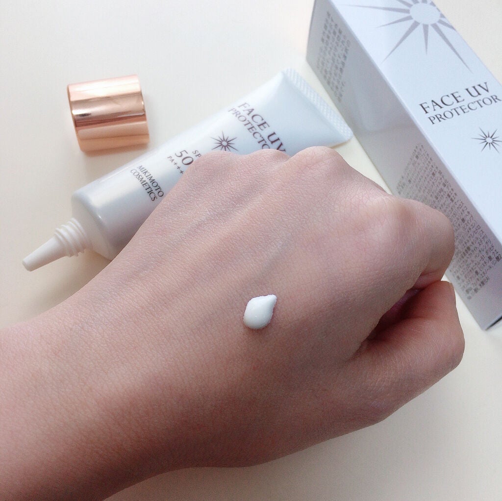 フェイス UVプロテクター/ミキモト コスメティックス/日焼け止めクリームを使ったクチコミ(2枚目)