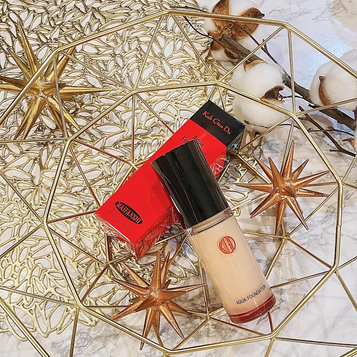 マイファンスィー アクアファンデーション/Koh Gen Do/リキッドファンデーションを使ったクチコミ(1枚目)