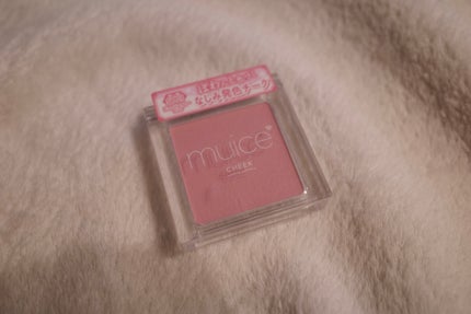 ぽわんチーク/muice/パウダーチークを使ったクチコミ(1枚目)