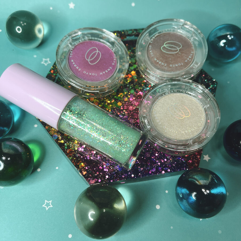 マルチグリッターカラー/ENBAN TOKYO/単色アイシャドウを使ったクチコミ（1枚目）