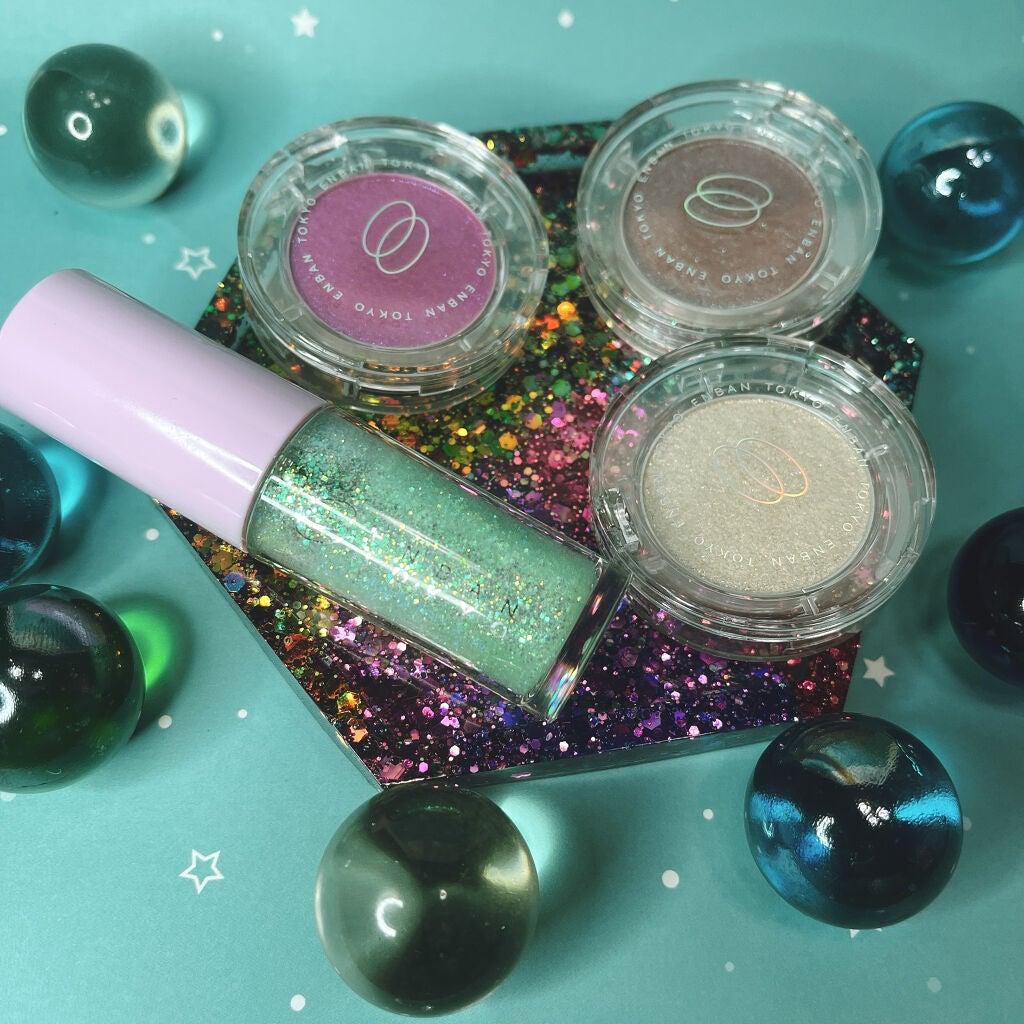 マルチグリッターカラー/ENBAN TOKYO/単色アイシャドウを使ったクチコミ(1枚目)