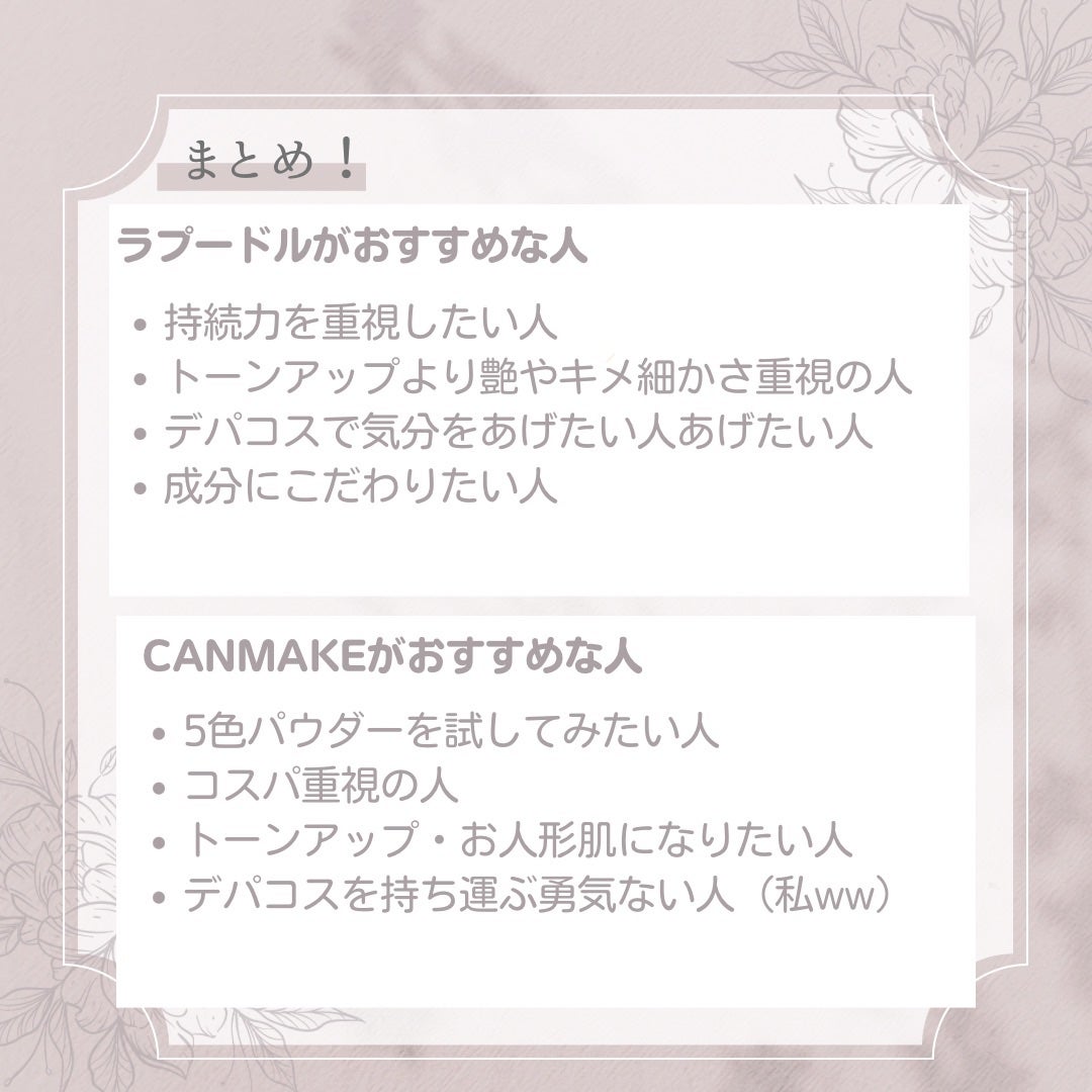 ラ プードル オートニュアンス/Elégance/プレストパウダーを使ったクチコミ(8枚目)