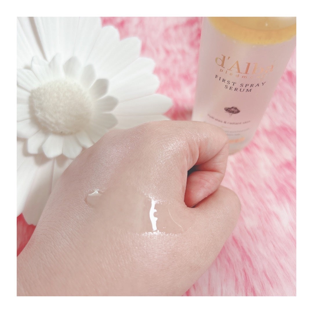 ダルバ ホワイトトリュフファーストスプレーセラム/ダルバ/ミスト状化粧水を使ったクチコミ(3枚目)