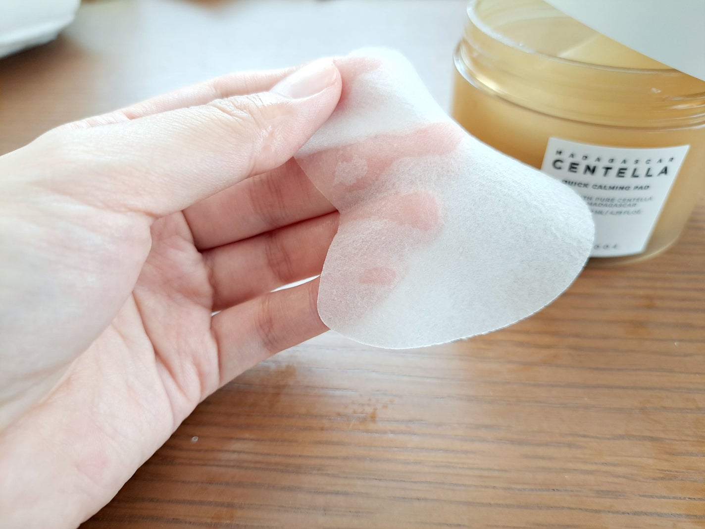 センテラ クイックカーミングパッド/SKIN1004/トナーパッドを使ったクチコミ(2枚目)