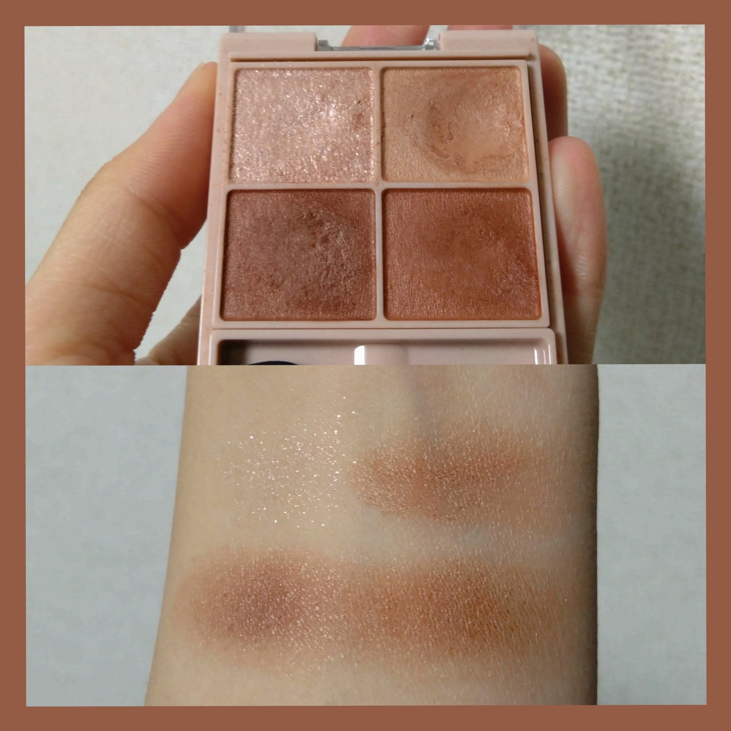 シルキースフレアイズ(マットタイプ)/キャンメイク/アイシャドウパレットを使ったクチコミ(3枚目)