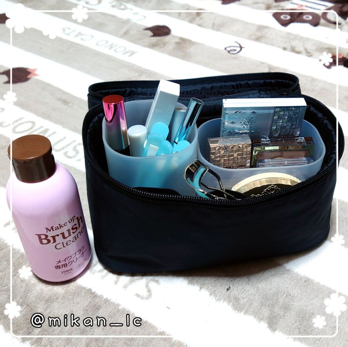 ポリプロピレンコットン・綿棒ケース/無印良品/その他化粧小物を使ったクチコミ（1枚目）