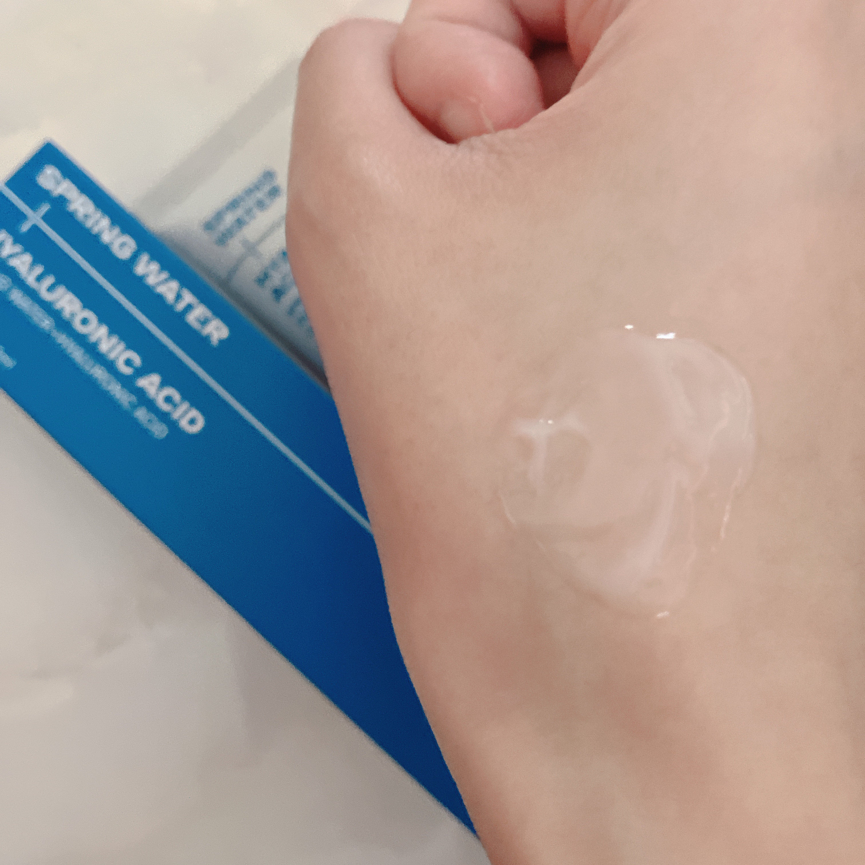 スプリングウォーター+ヒアルロン酸クリーム/+REAL/フェイスクリームを使ったクチコミ（3枚目）