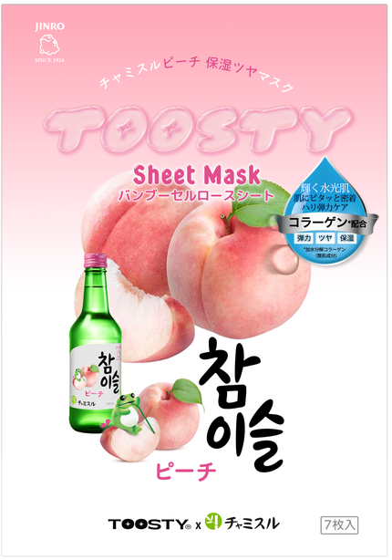 TOOSTY TOOSTYXチャミスル シートマスク ピーチ