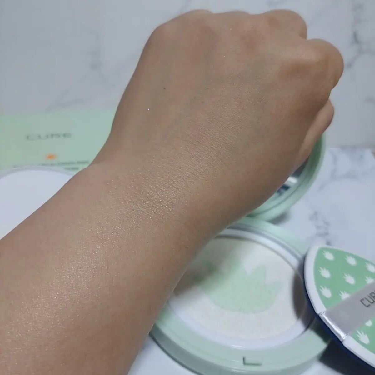 アクアマイルドサンクッション/KIM JEONG MOON Aloe/日焼け止めローションを使ったクチコミ（2枚目）