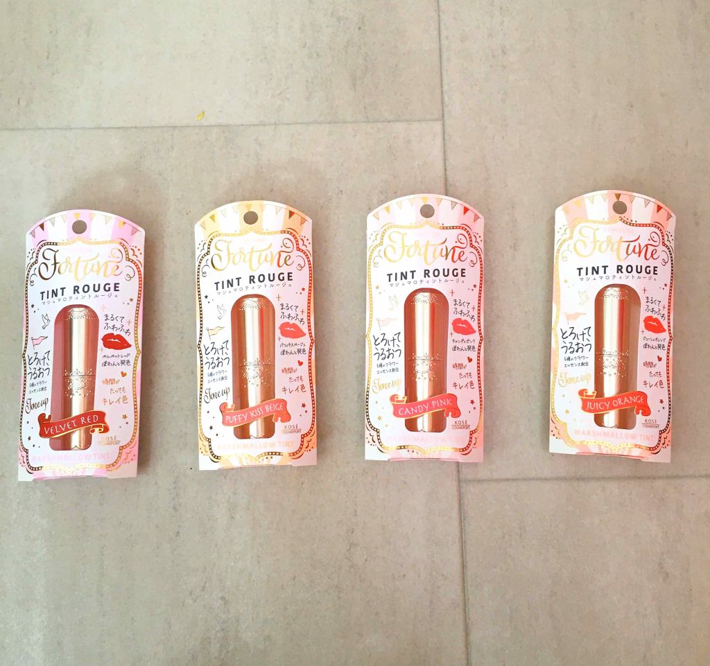 マシュマロティントルージュ/フォーチュン/リップティントを使ったクチコミ（1枚目）