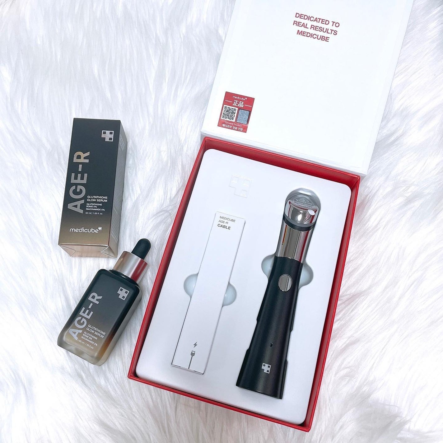 AGE-Rスキンブースターショット/MEDICUBE/美顔器・マッサージを使ったクチコミ(7枚目)