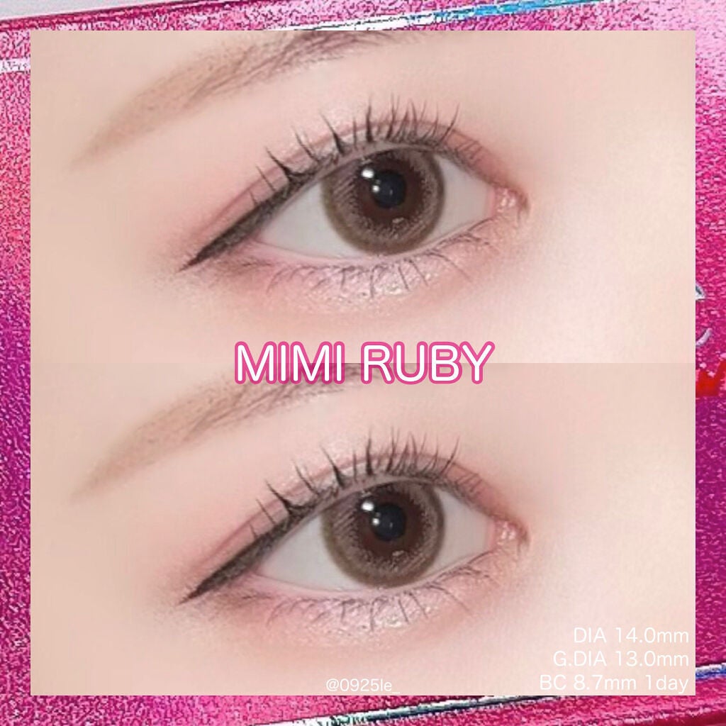 ピエナージュ ミミジェム ワンデー/PienAge/カラーコンタクトレンズを使ったクチコミ(1枚目)