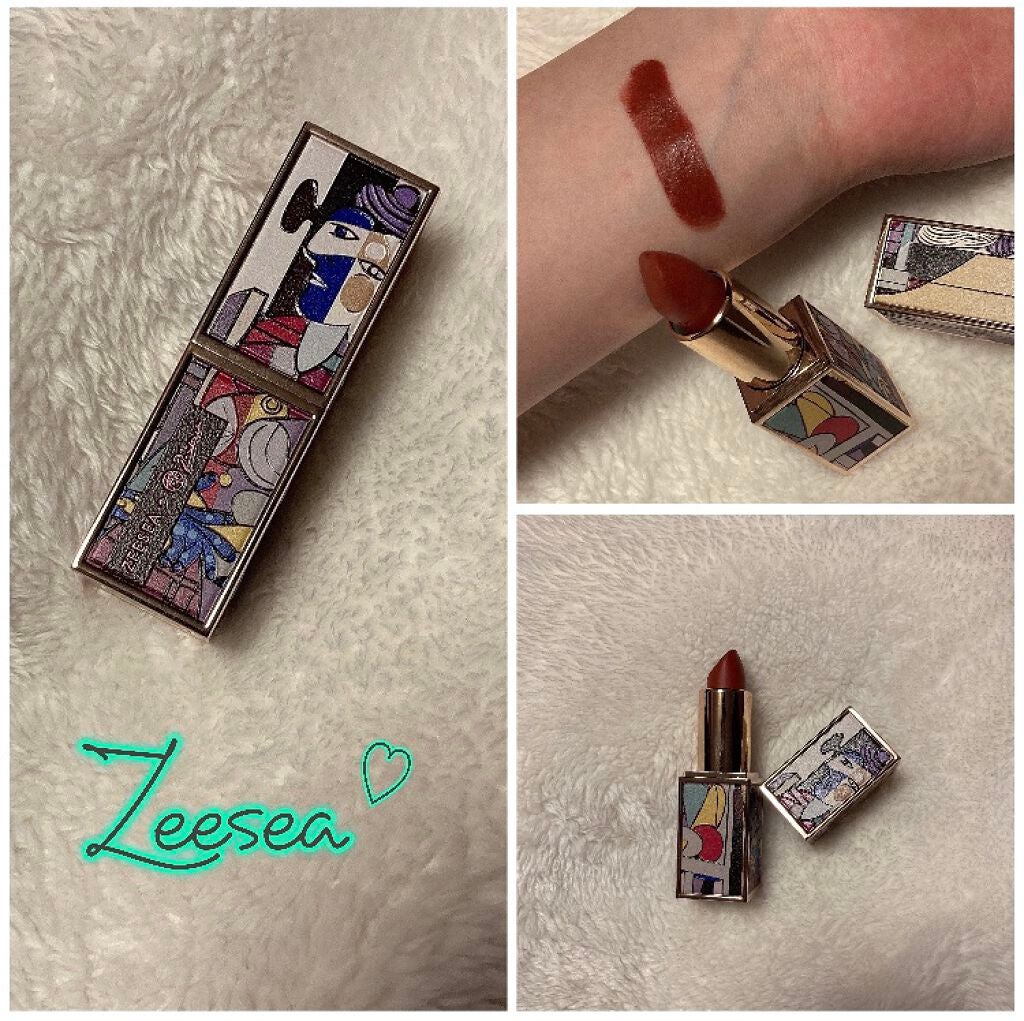 ピカソベルベットマットリップスティック/ZEESEA/口紅を使ったクチコミ(3枚目)