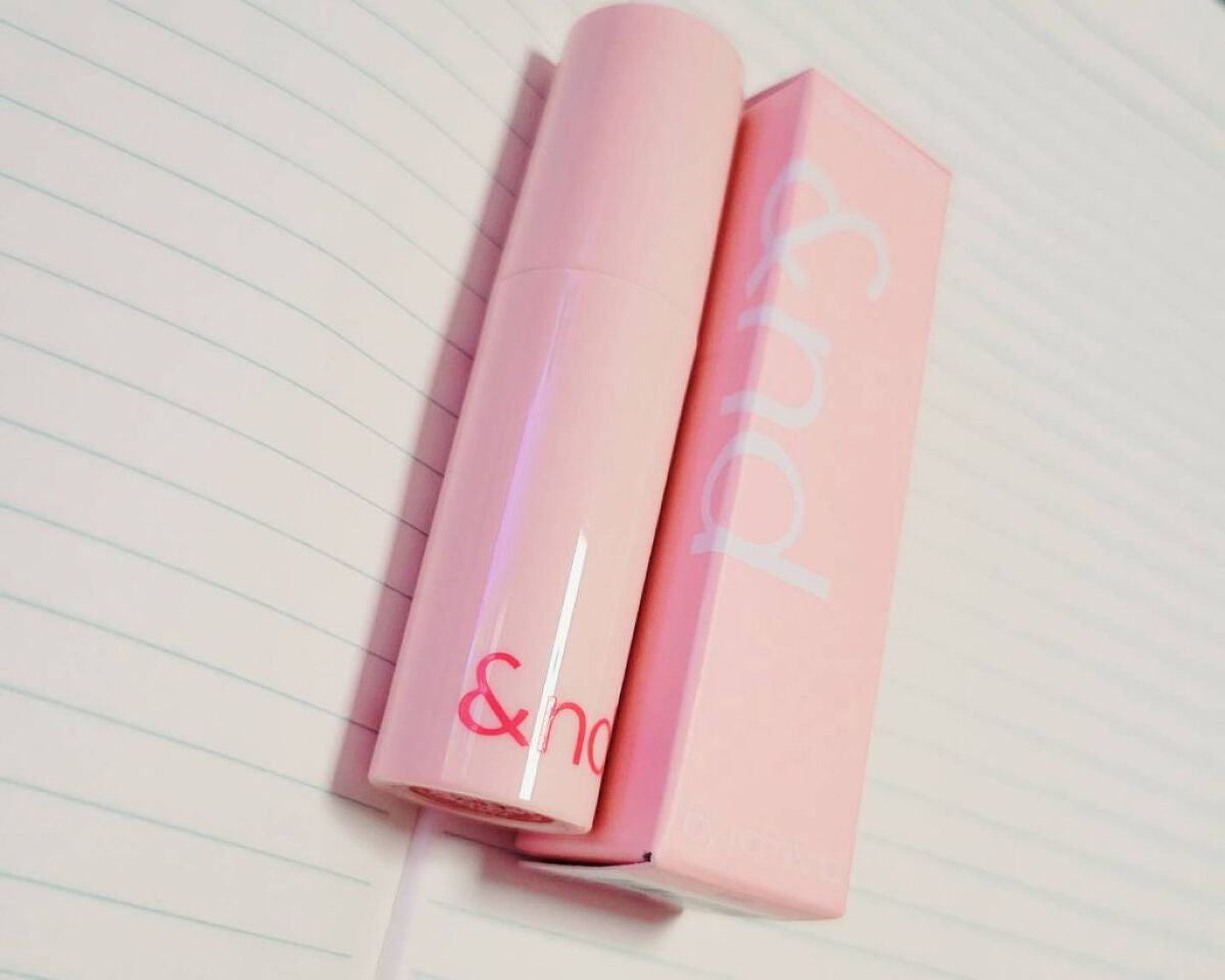 アンドバイロムアンド グラッシーボムティント/&nd by rom&nd/リップティントを使ったクチコミ(2枚目)