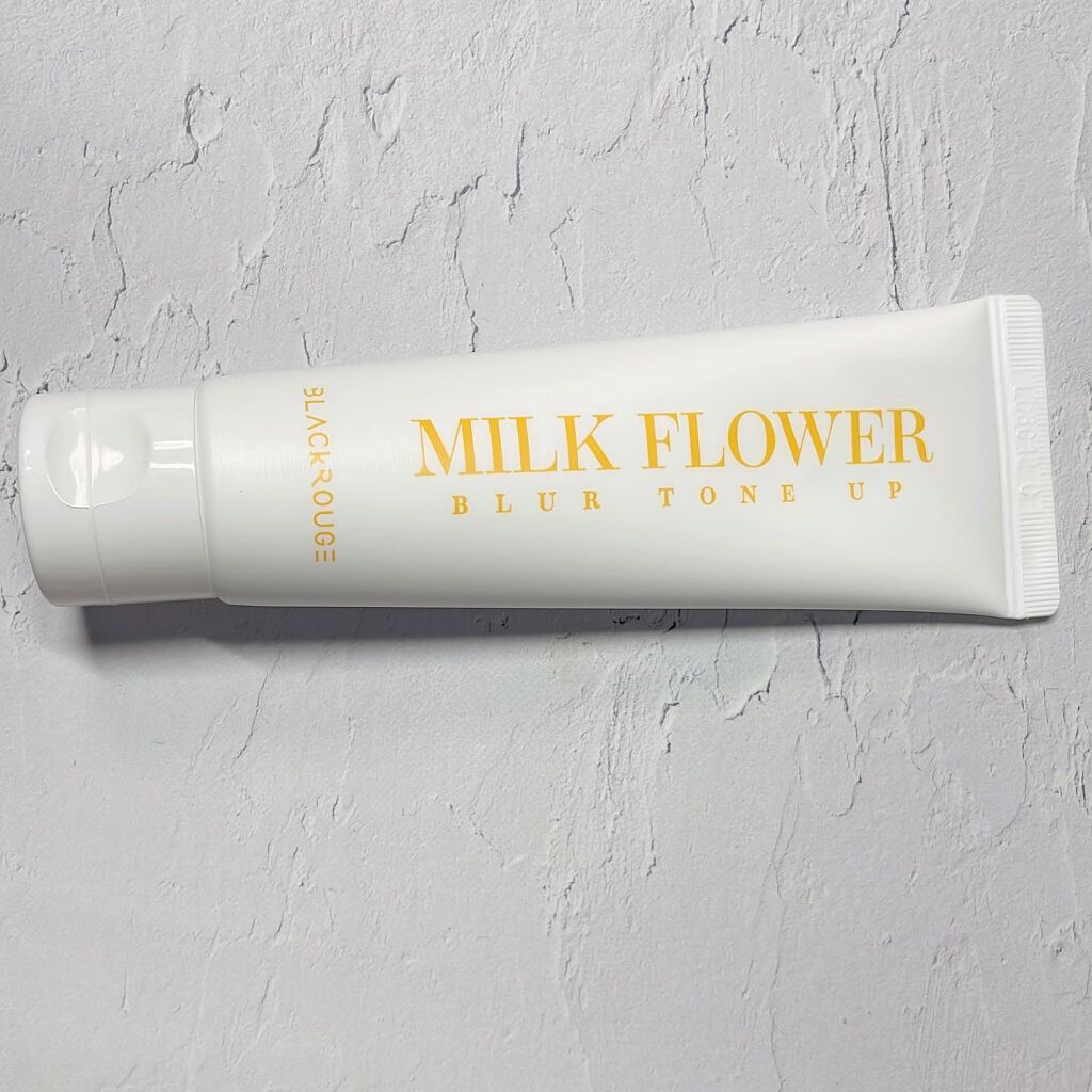 MILK FLOWER BLUR TONE UP/BLACK ROUGE/化粧下地を使ったクチコミ(2枚目)