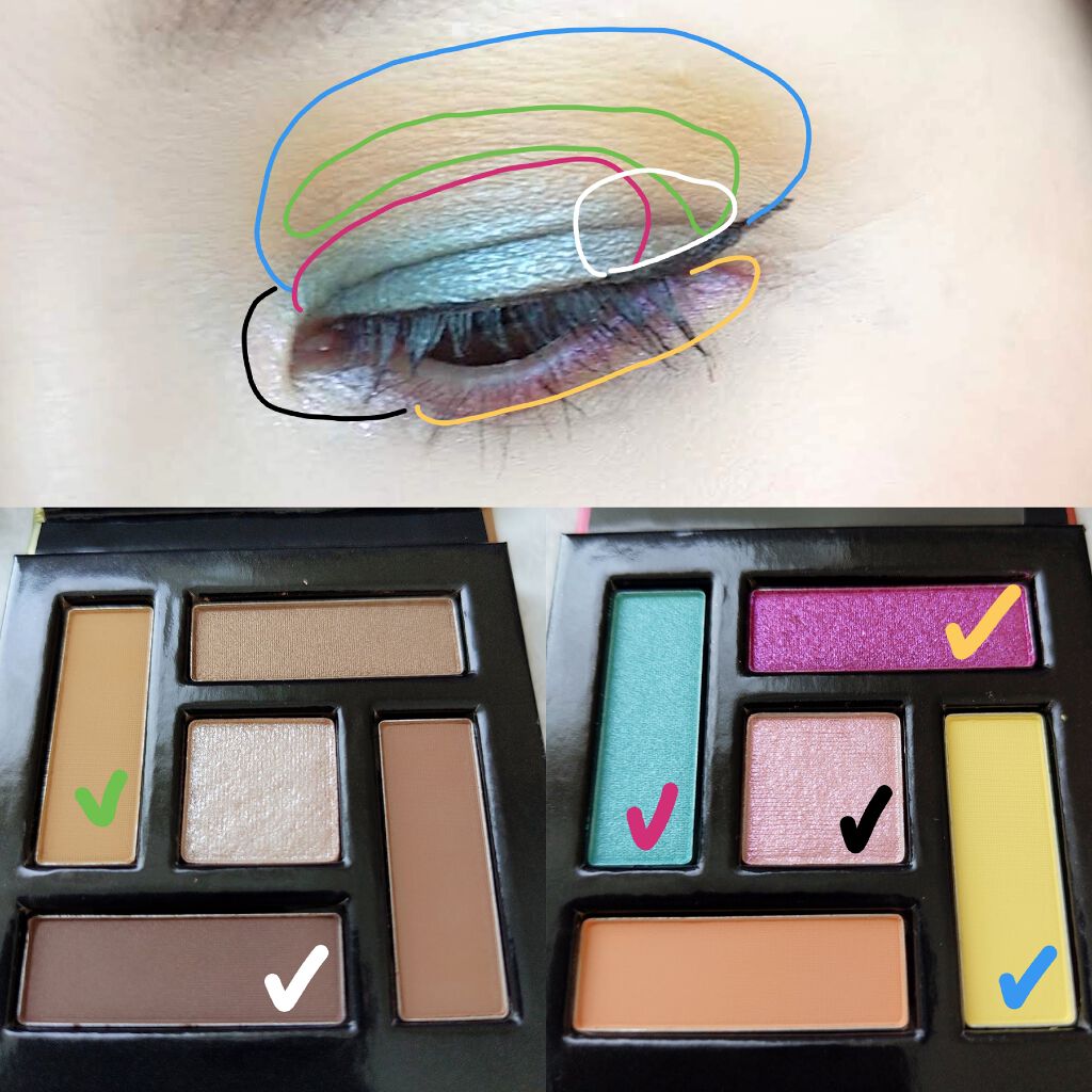 のぶみ on LIPS 「【💛カラーをフルに使ってカラフルメイク💙】ScottBarne..」(2枚目)