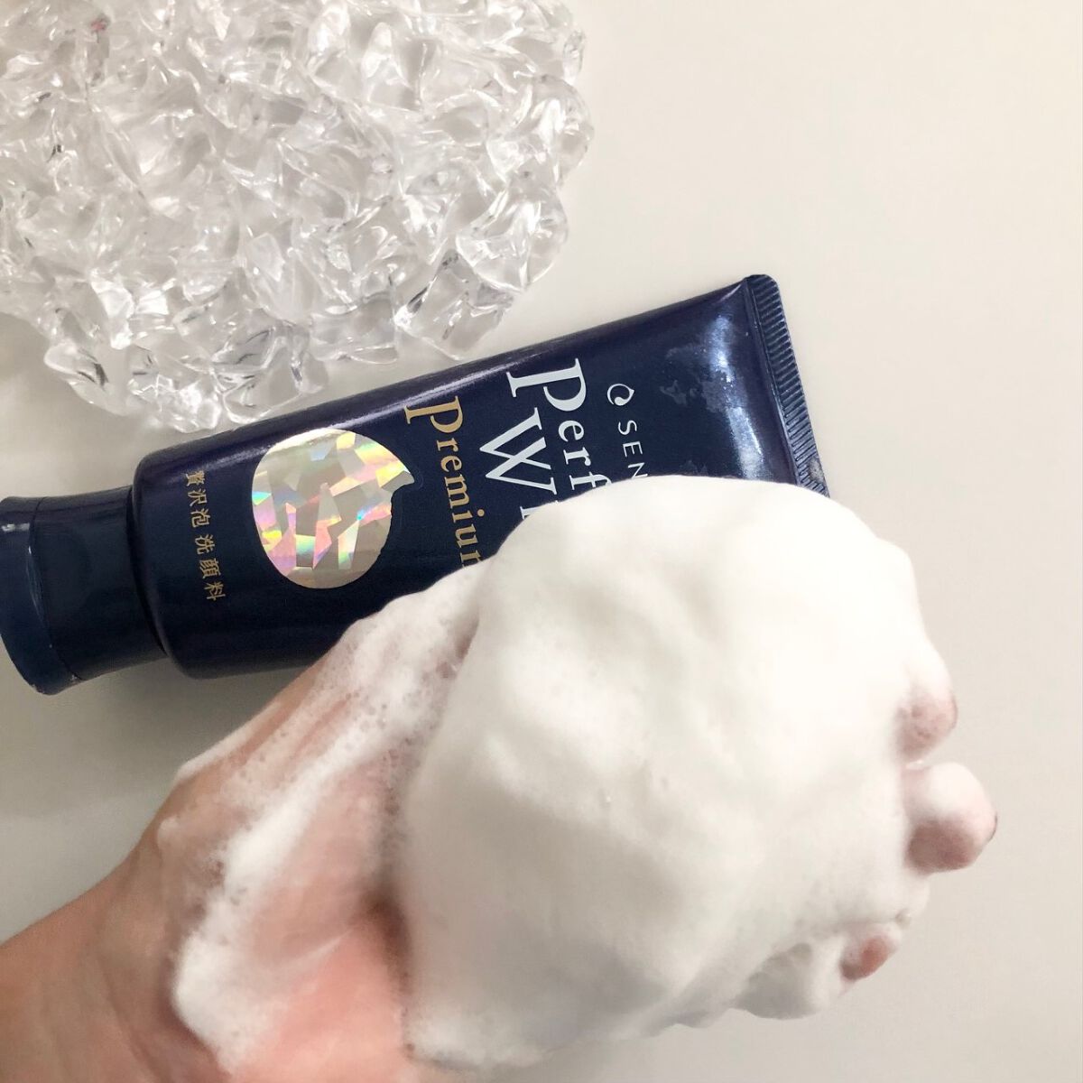 プレミアムパーフェクトホイップ /SENKA(専科)/洗顔フォームを使ったクチコミ(3枚目)