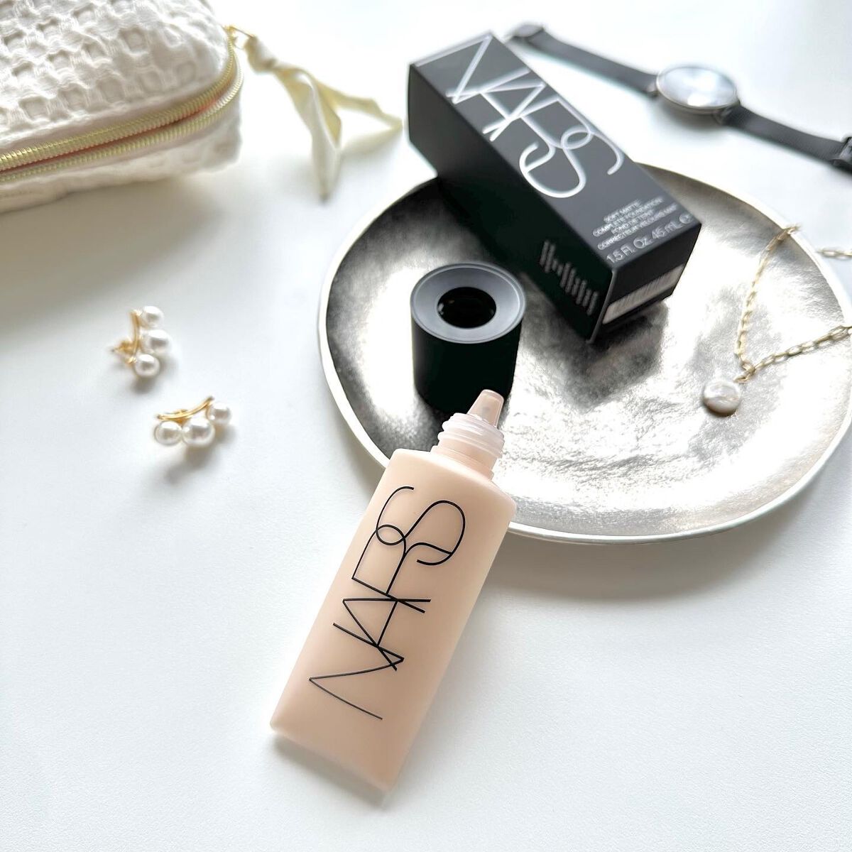 ソフトマットコンプリート ファンデーション/NARS/リキッドファンデーションを使ったクチコミ(1枚目)