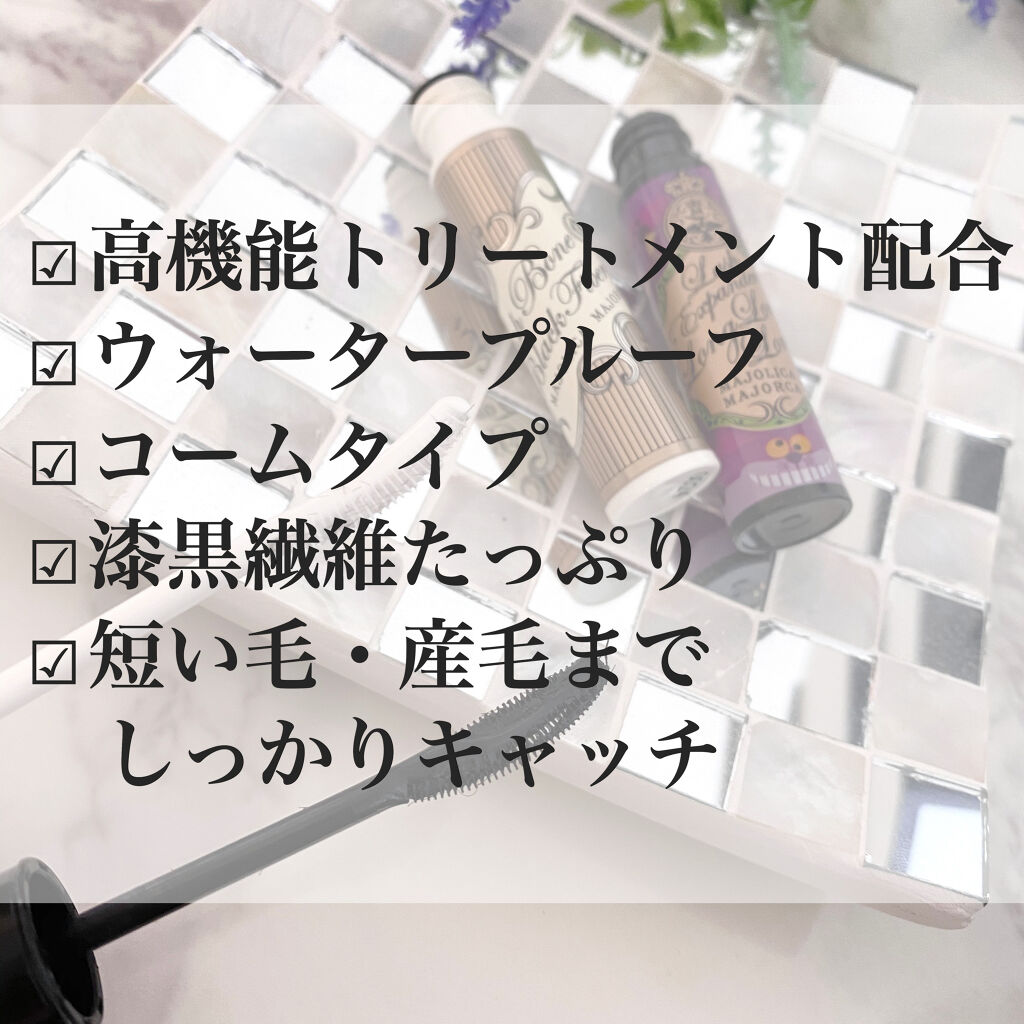 ラッシュボーン ブラックファイバーイン/マジョリカ マジョルカ/マスカラ下地を使ったクチコミ（3枚目）