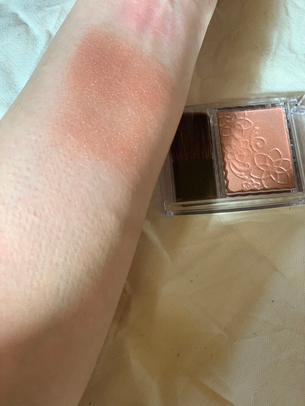 パールグロウチーク/CEZANNE/パウダーチークを使ったクチコミ(1枚目)