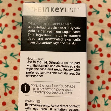 瑠華 on LIPS 「Inkeylistのglycolicacidtonerです。私..」(2枚目)