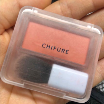 チーク カラー(ブラシ付)/ちふれ/パウダーチークを使ったクチコミ(1枚目)