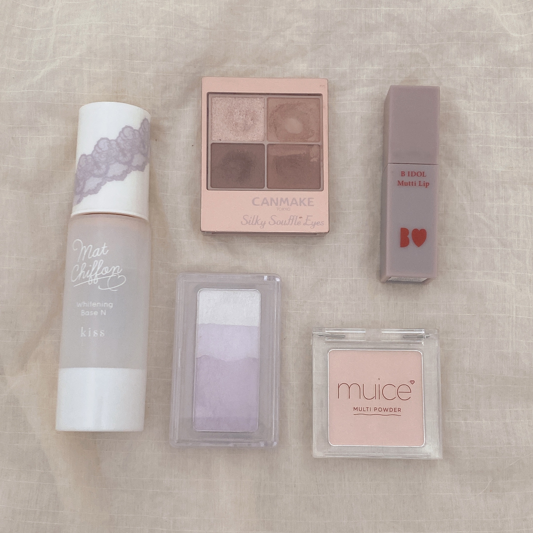 ハイライトカラー・ラベンダー/無印良品/パウダーハイライトを使ったクチコミ（1枚目）