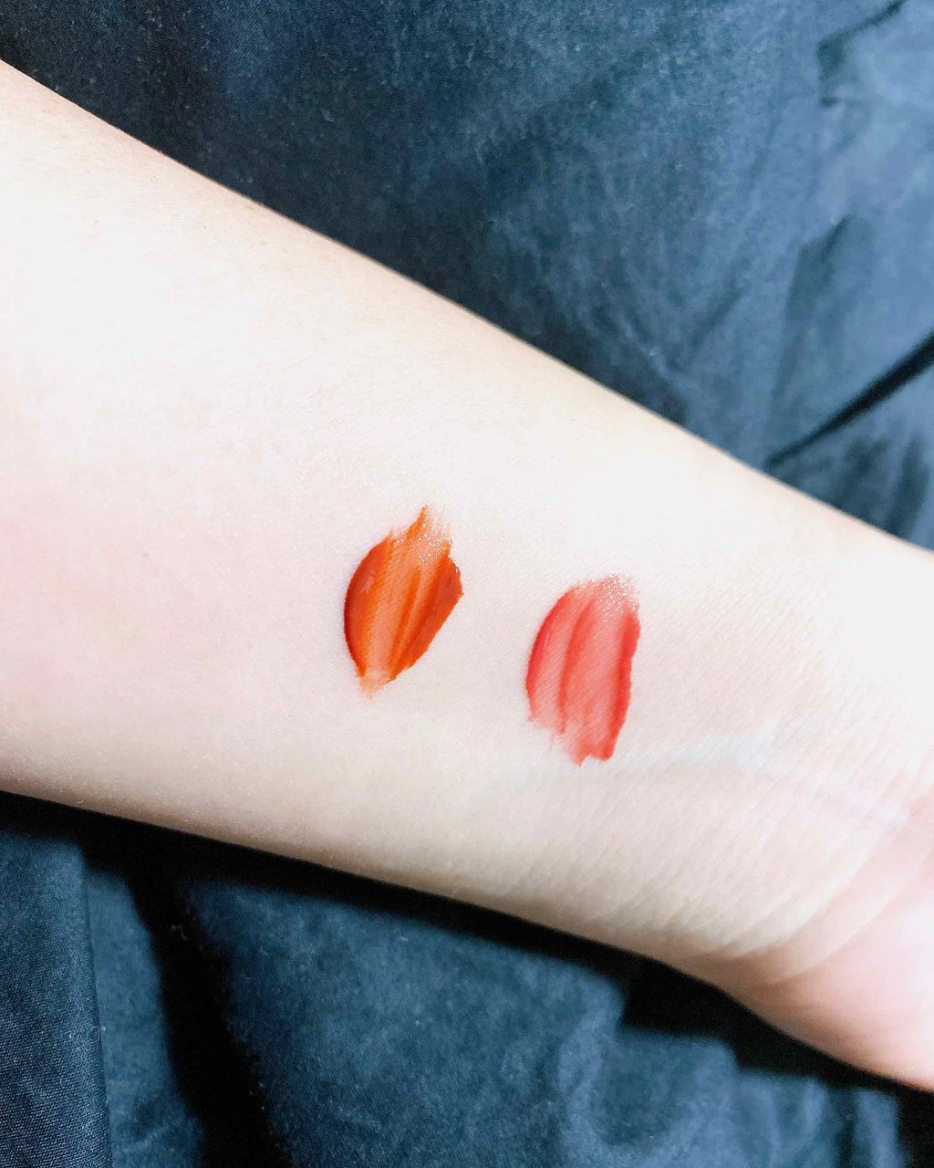 ジューシーラスティングティント/rom&nd/リップティントを使ったクチコミ（2枚目）