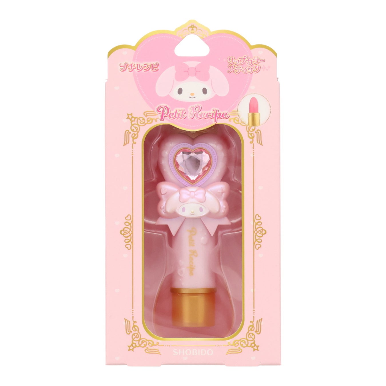 色付きリップクリーム プチレシピ×マイメロディ