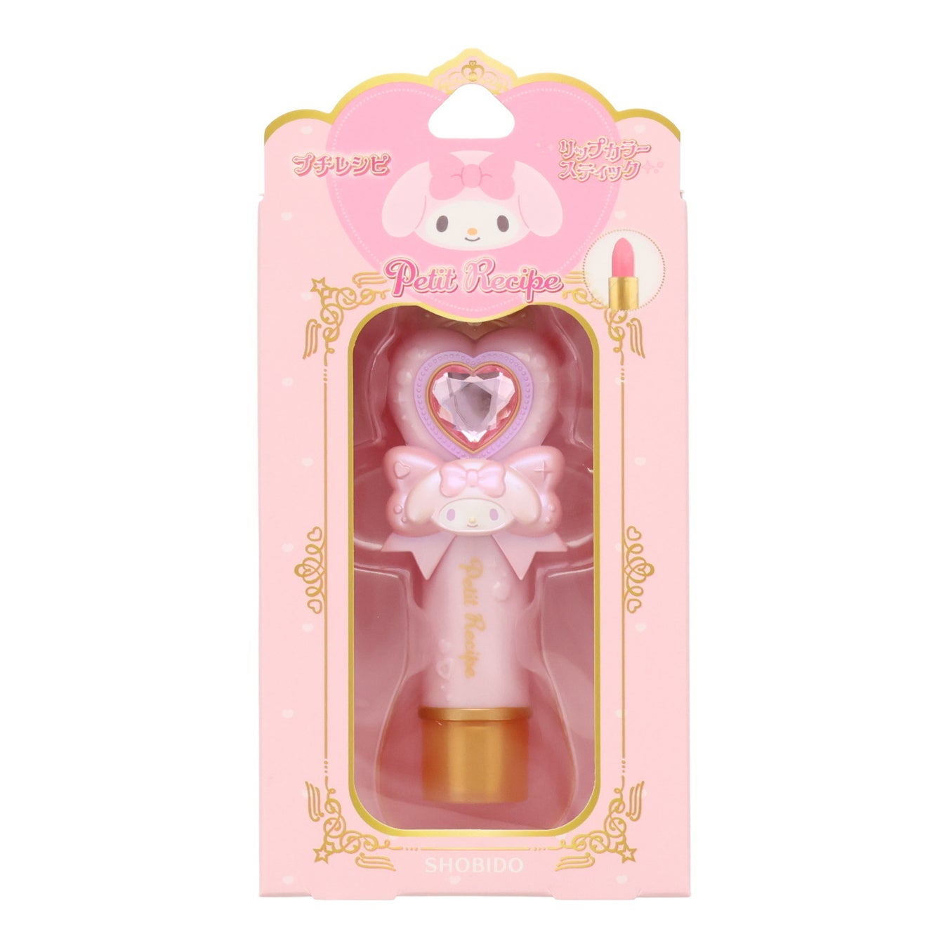 色付きリップクリーム プチレシピ×マイメロディ