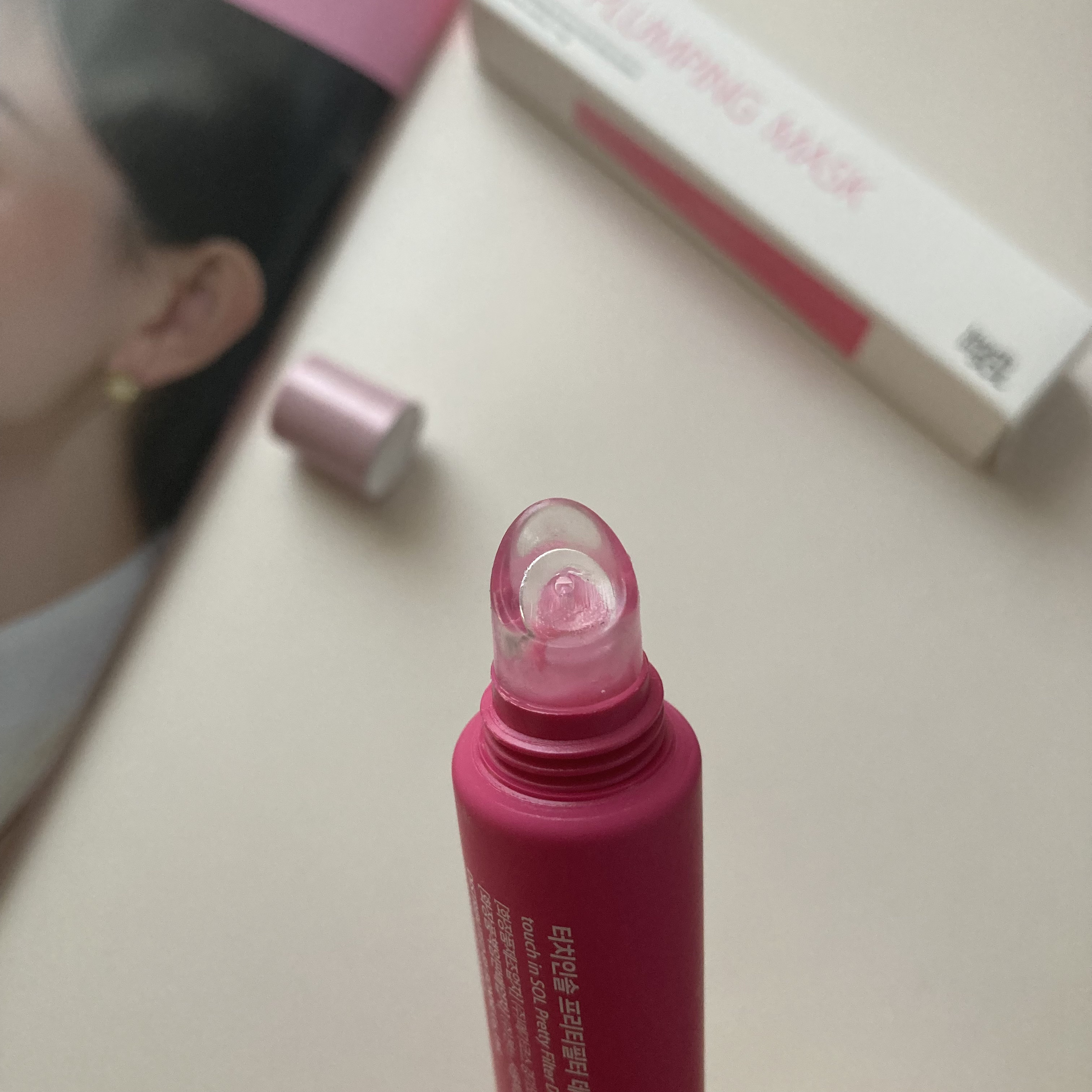 プリティーフィルターデイライトリッププランピングマスク/touch in SOL /リップマスクを使ったクチコミ（2枚目）