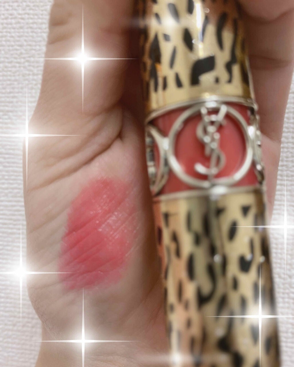 ルージュ ヴォリュプテ シャイン/YVES SAINT LAURENT BEAUTE/口紅を使ったクチコミ(2枚目)