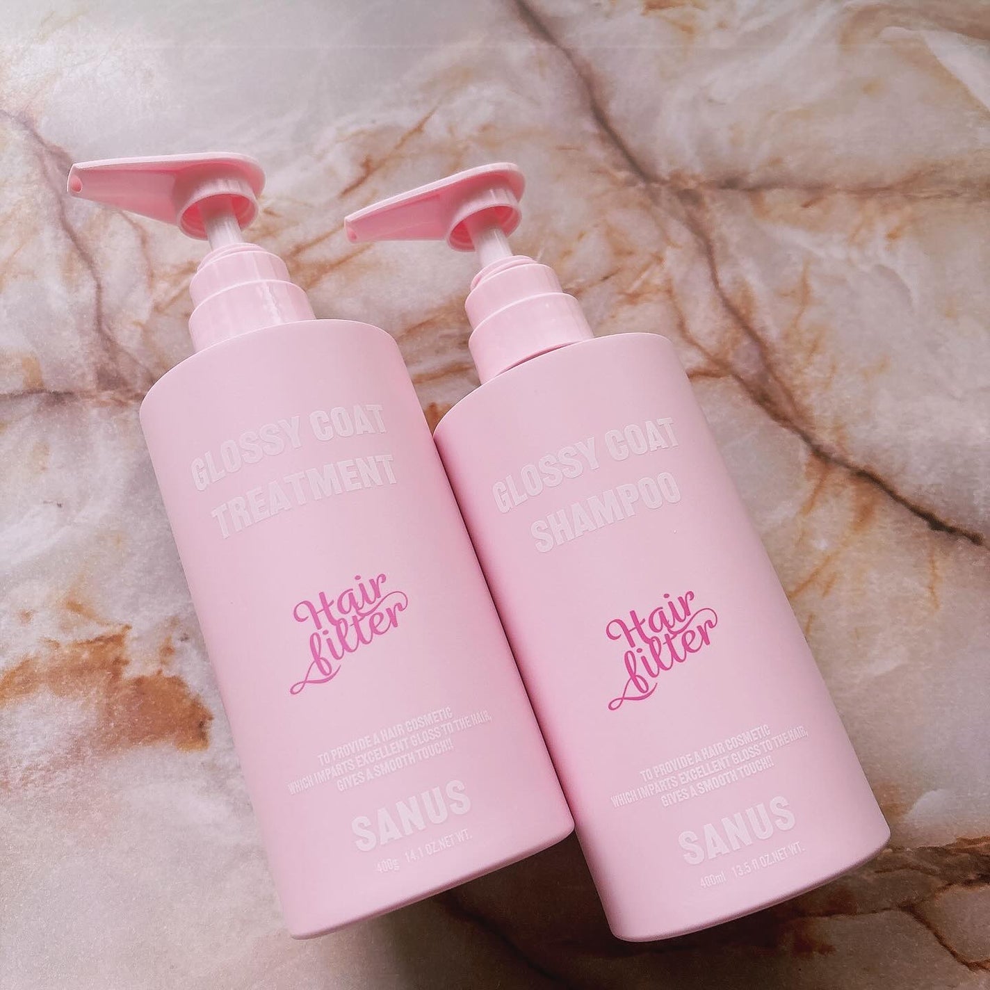GLOSSY COAT SHAMPOO / TREATMENT/SANUS HAIR FILTER/市販シャンプーを使ったクチコミ(5枚目)