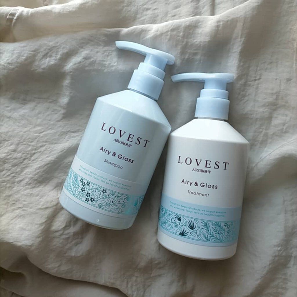 エアリーアンドグロス シャンプー／トリートメント /LOVEST by air Salon Quality Hair Care/市販シャンプーを使ったクチコミ（1枚目）