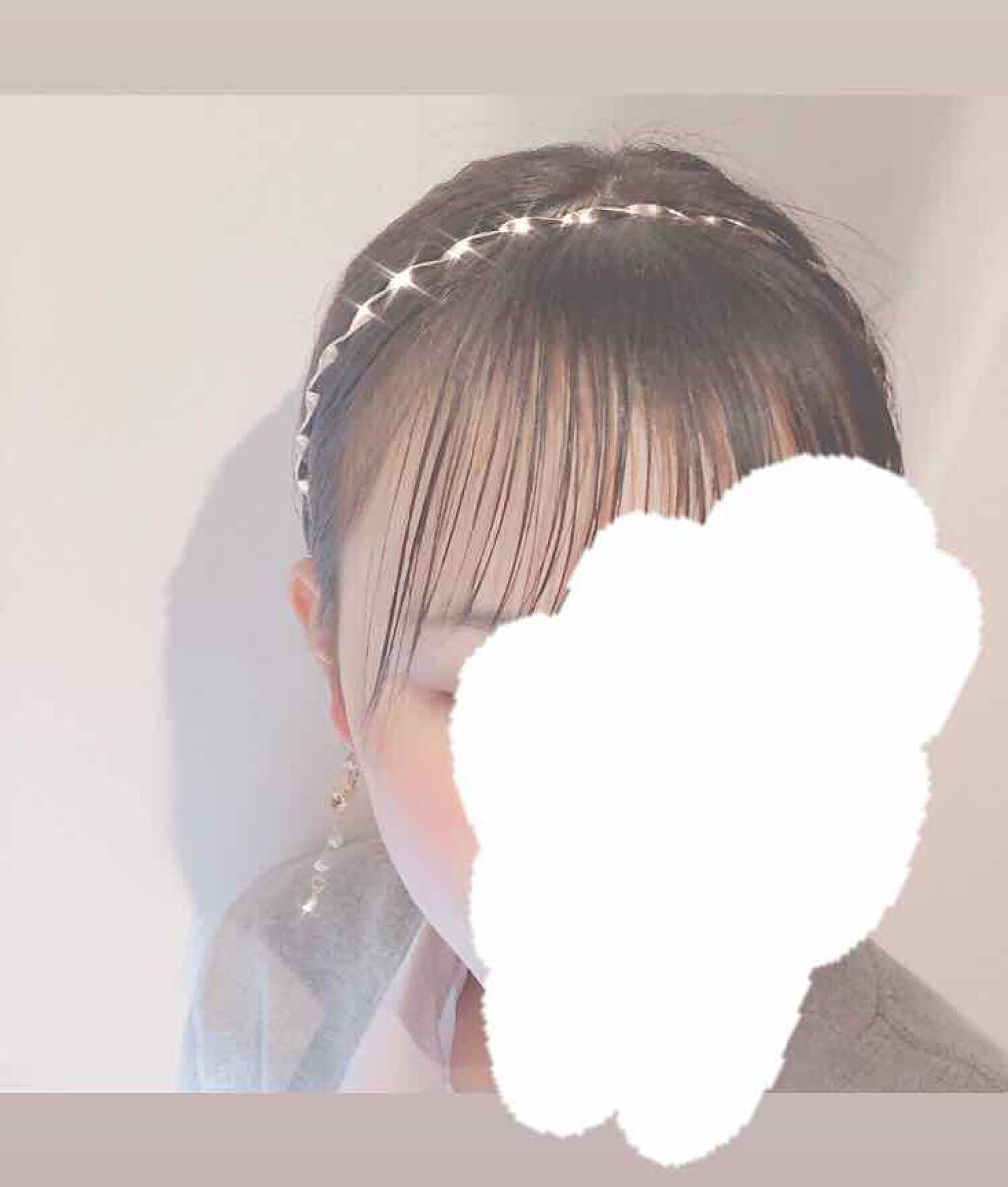 らん on LIPS 「・スリーコインズで購入したカチューシャセット🥰🤍頭にフィットす..」(1枚目)