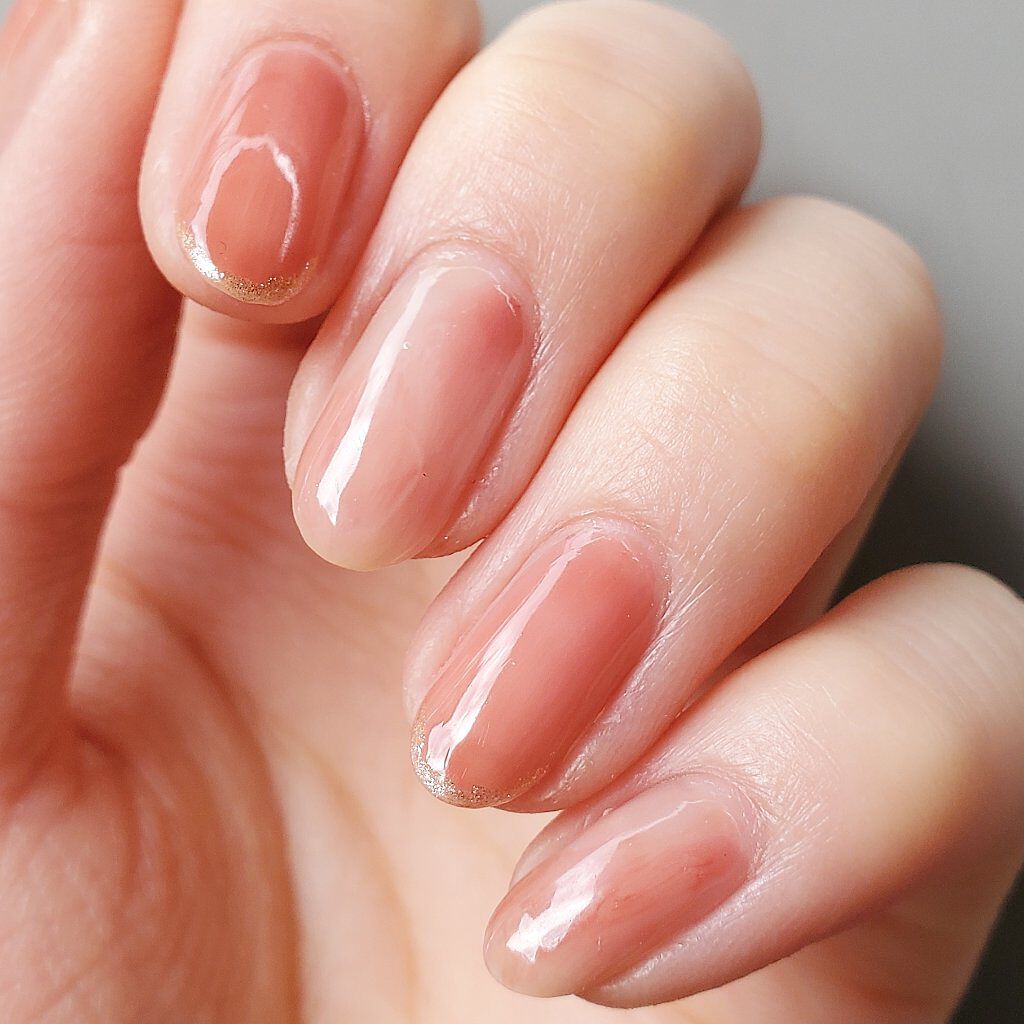 グロッシーコート/スキューズミー/オールインワンネイルを使ったクチコミ（3枚目）